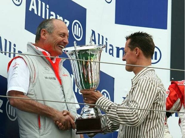 Ron Dennis und Michael Schumacher Ron Dennis und Michael Schumacher
