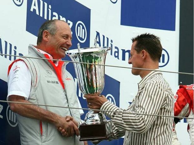 Ron Dennis und Michael Schumacher