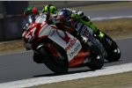  Chaz Davies vor Valentino Rossi