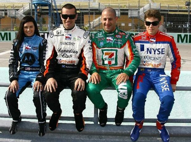 Danica Patrick Dario Franchitti Tony Kanaan Marco Andretti Danica Patrick Dario Franchitti Tony Kanaan Marco Andretti