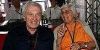 Maria Teresa de Filippis mit Formel-1-Journalist Helmut Zwickl