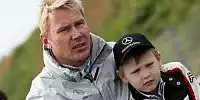 Mika und Hugo Häkkinen