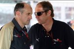 Franz Tost (Teamchef) mit Gerhard Berger (Teamanteilseigner) (Toro Rosso) 