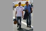 Nick Heidfeld mit Manager Werner Heinz (BMW Sauber F1 Team) 
