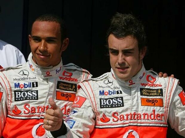 Lewis Hamilton und Fernando Alonso Lewis Hamilton und Fernando Alonso