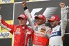Bild zum Inhalt: Ungarn: Hamilton gewinnt Prozession vor Räikkönen