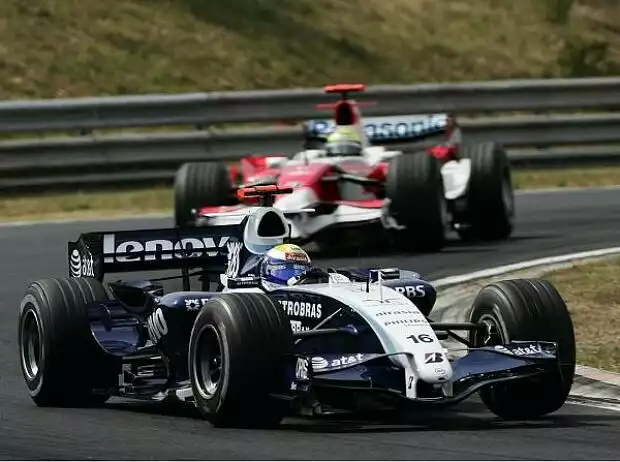 Titel-Bild zur News: Nico Rosberg vor Ralf Schumacher