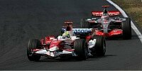 Ralf Schumacher vor Fernando Alonso und Robert Kubica
