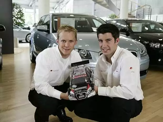 Mattias Ekström. Mike Rockenfeller Titel-Bild zur News: Mattias Ekström. Mike Rockenfeller
