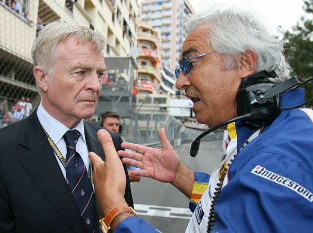 Max Mosley und Flavio Briatore