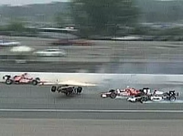 Dario Franchitti Michigan Unfall Titel-Bild zur News: Dario Franchitti Michigan Unfall