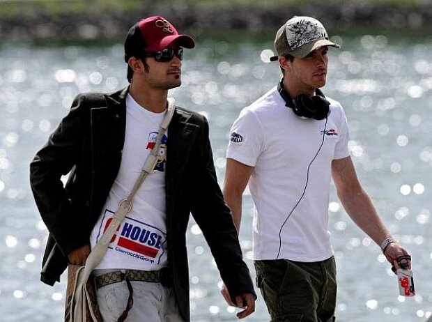 Vitantonio Liuzzi und Scott Speed Vitantonio Liuzzi und Scott Speed