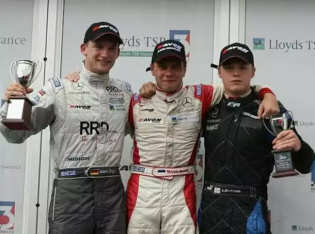 Podium in Silverstone 2007 Titel-Bild zur News: Podium in Silverstone 2007