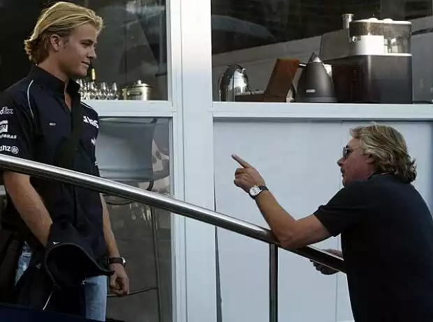 Nico mit Keke Rosberg Titel-Bild zur News: Nico mit Keke Rosberg