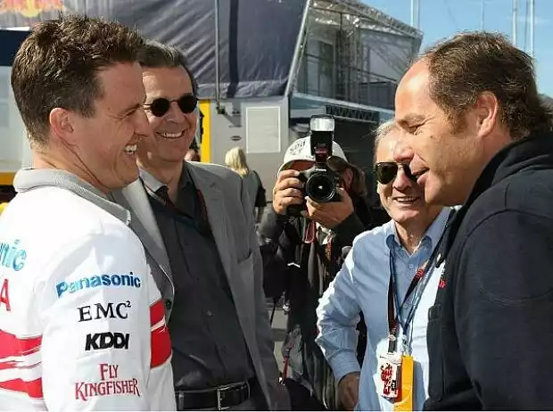 Ralf Schumacher, Hans Mahr und Gerhard Berger Titel-Bild zur News: Ralf Schumacher, Hans Mahr und Gerhard Berger