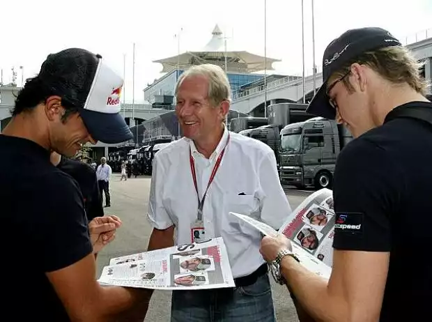 Vitantonio Liuzzi, Helmut Marko und Scott Speed Titel-Bild zur News: Vitantonio Liuzzi, Helmut Marko und Scott Speed