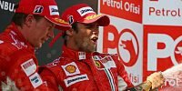 Bild zum Inhalt: Ferrari-Doppelsieg in Istanbul: Massa gewinnt!