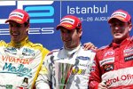 Alexandre Negrao (Minardi-Piquet), Timo Glock (iSport) und Adam Carroll (FMS) 