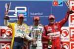 Alexandre Negrao (Minardi-Piquet), Timo Glock (iSport)  und Adam Carroll (FMS) 