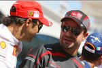 Felipe Massa (Ferrari) und Rubens Barrichello (Honda F1 Team) 