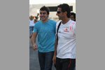 Fernando Alonso und Pedro de la Rosa (McLaren-Mercedes) 