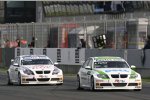 Augusto Farfus (BMW Team Germany) und Andy Priaulx (BMW Team UK) 