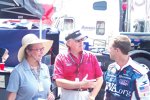 Besitzerin Beth Ann Morgenthau mit Gatte und John Andretti