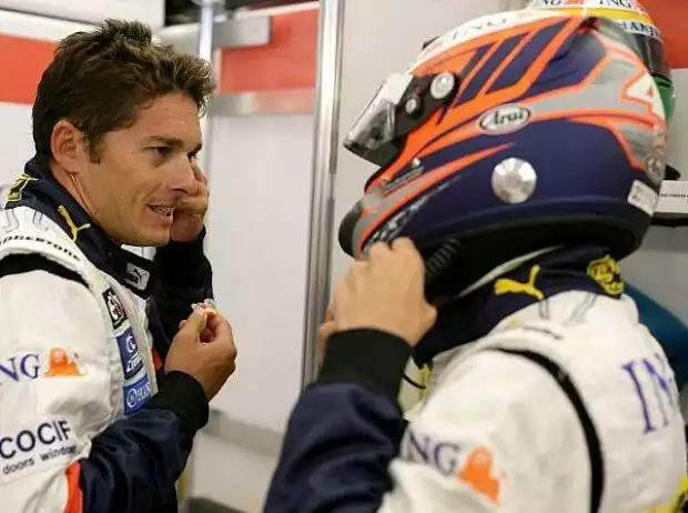 Giancarlo Fisichella und Heikki Kovalainen Titel-Bild zur News: Giancarlo Fisichella und Heikki Kovalainen