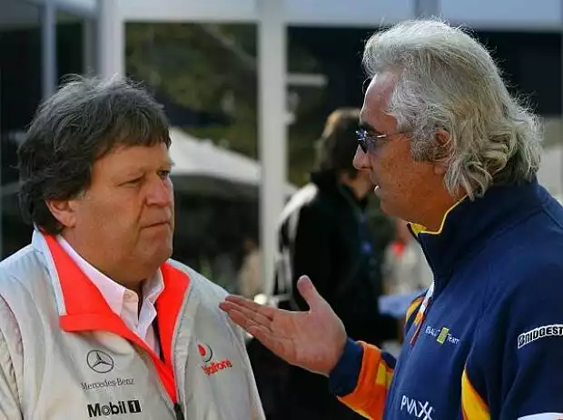 Norbert Haug und Flavio Briatore Titel-Bild zur News: Norbert Haug und Flavio Briatore