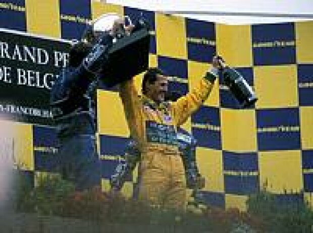 Titel-Bild zur News: Michael Schumacher 1992 in Belgien