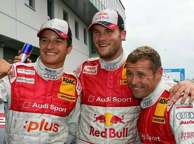 Timo Scheider, Martin Tomczyk, Tom Kristensen Titel-Bild zur News: Timo Scheider, Martin Tomczyk, Tom Kristensen