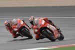 Casey Stoner und Loris Capirossi (Ducati)