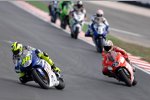  Valentino Rossi vor Loris Capirossi