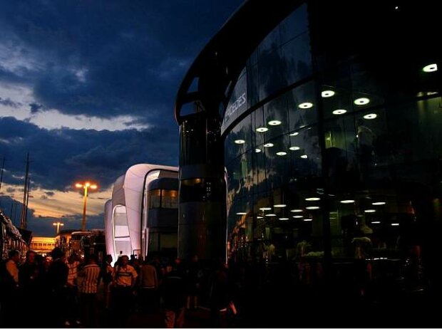 Motorhome von McLaren-Mercedes Motorhome von McLaren-Mercedes