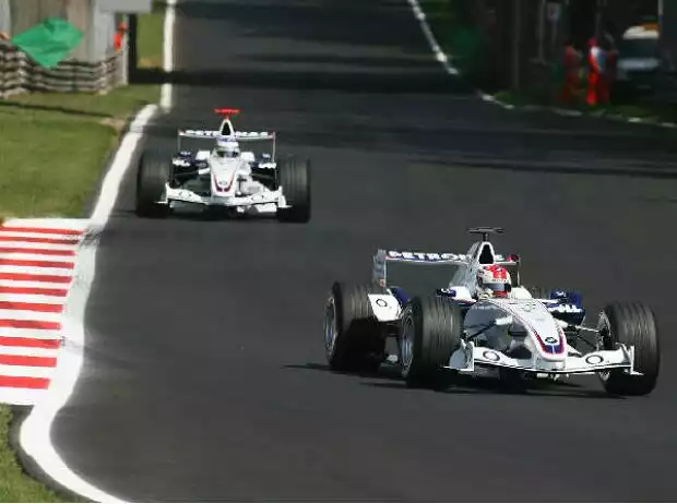 Robert Kubica vor Nick Heidfeld Titel-Bild zur News: Robert Kubica vor Nick Heidfeld
