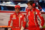 Felipe Massa (Ferrari) und Rob Smedley
