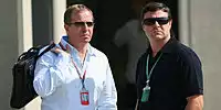 Martin Brundle mit Mark Blundell
