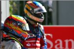 Timo Glock (iSport) und Bruno Senna (Arden) 