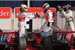 Lewis Hamilton und Fernando Alonso (McLaren-Mercedes) 
