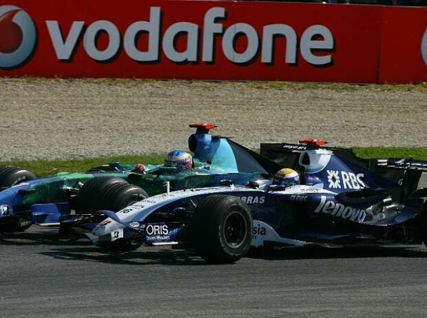 Jenson Button und Nico Rosberg Jenson Button und Nico Rosberg