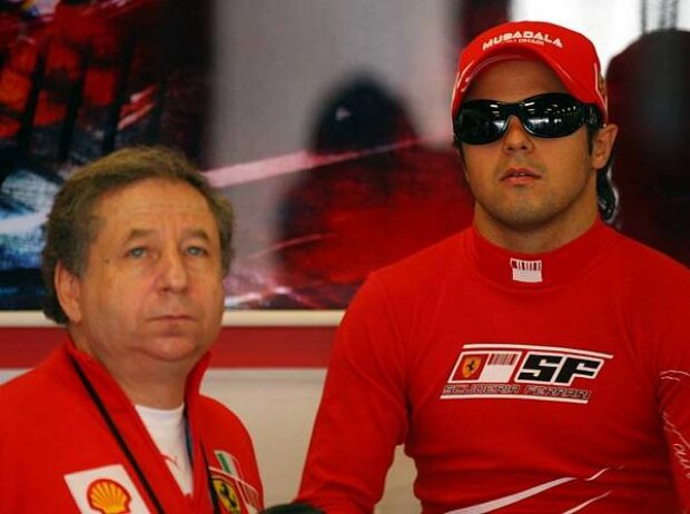 Titel-Bild zur News: Jean Todt mit Felipe Massa