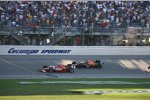  Scott Dixon vor Dario Franchitti in der letzten Runde