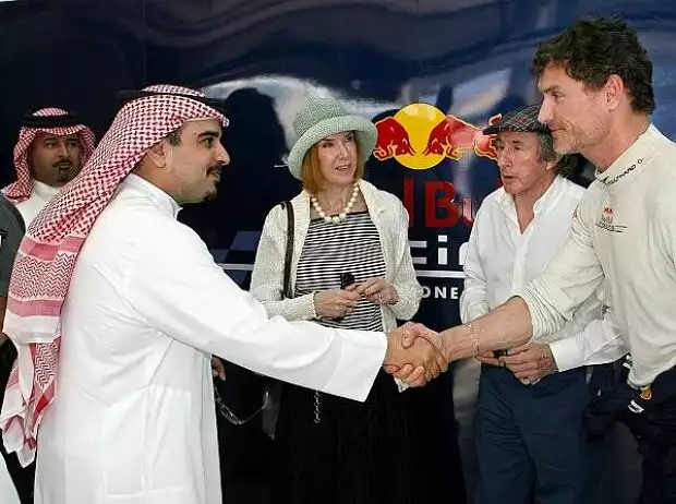 Scheich Salman bin Isa Al Khalifa und David Coulthard Titel-Bild zur News: Scheich Salman bin Isa Al Khalifa und David Coulthard