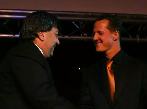 Tony Teixeira und Michael Schumacher Titel-Bild zur News: Tony Teixeira und Michael Schumacher