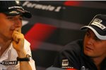 Robert Kubica (BMW Sauber F1 Team) und Nico Rosberg (Williams) 