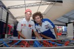 Casey Stoner (Ducati) und Valentino Rossi (Yamaha)