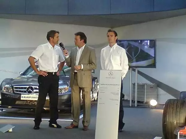 Bernd Schneider und Jamie Green auf der IAA Titel-Bild zur News: Bernd Schneider und Jamie Green auf der IAA