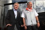 Max Mosley (FIA-Präsident) und Ron Dennis (Teamchef) (McLaren-Mercedes) 