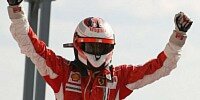 Bild zum Inhalt: Räikkönen führt souveränen Ferrari-Doppelsieg an