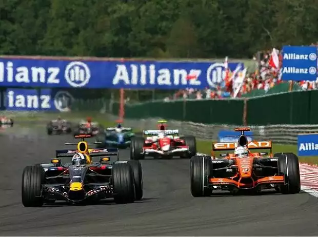 David Coultard und Adrian Sutil Titel-Bild zur News: David Coultard und Adrian Sutil